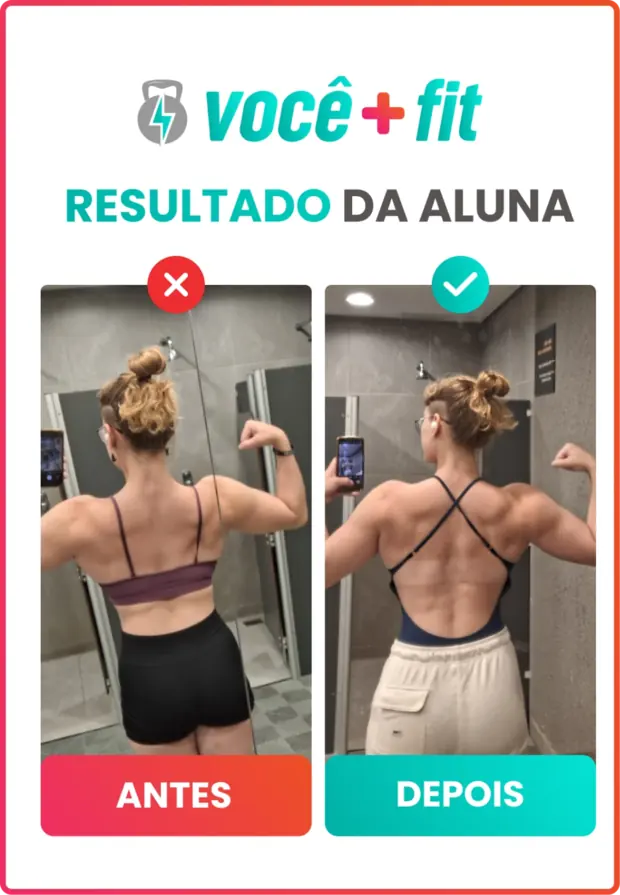 Antes e depois de um aluno