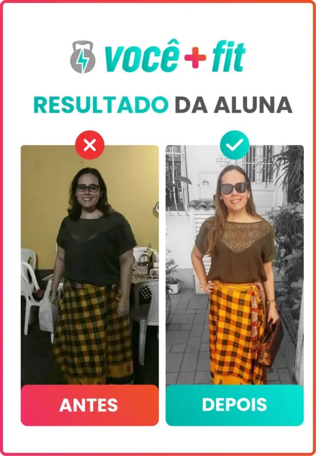 Antes e depois de um aluno