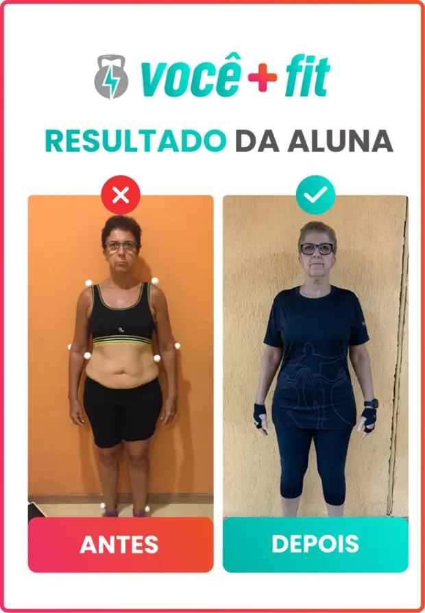 Antes e depois de um aluno