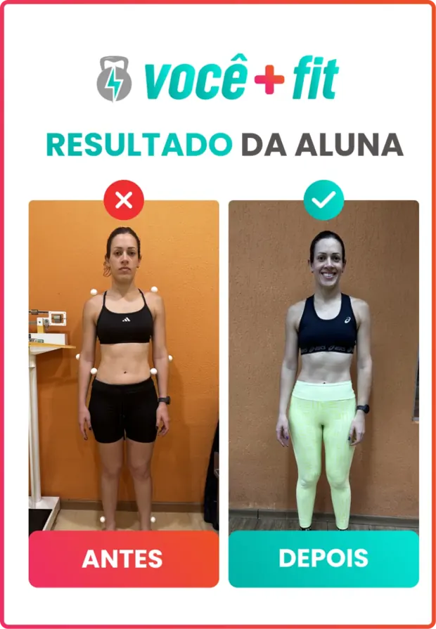 Antes e depois de um aluno