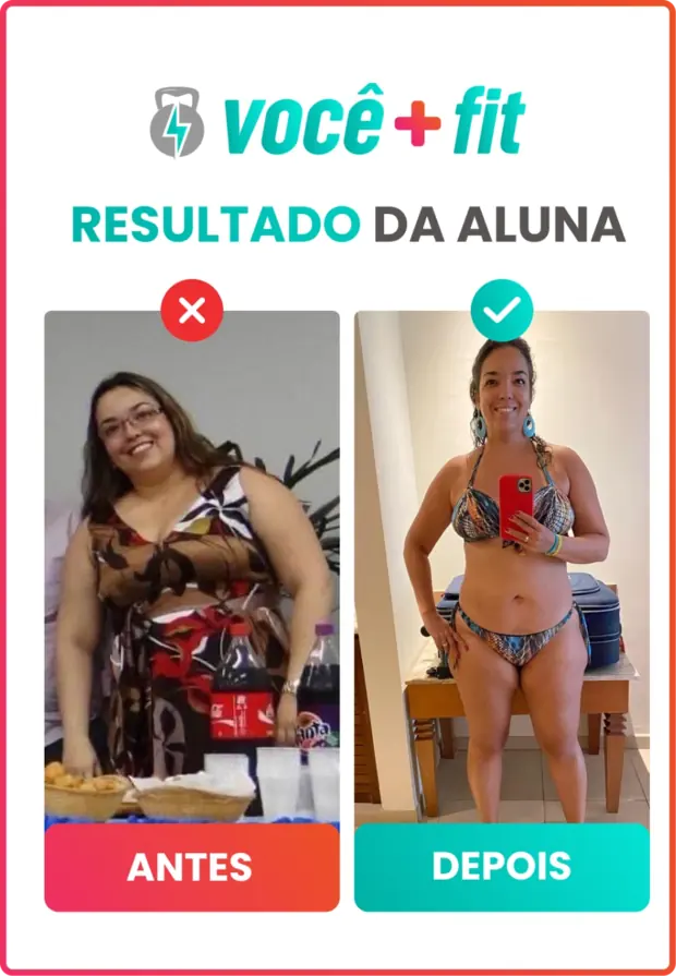 Antes e depois de um aluno