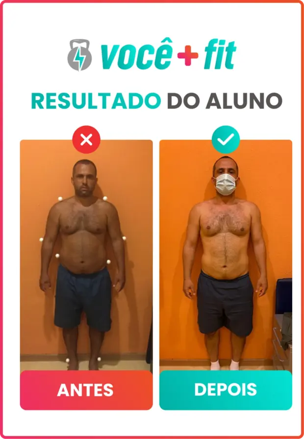 Antes e depois de um aluno