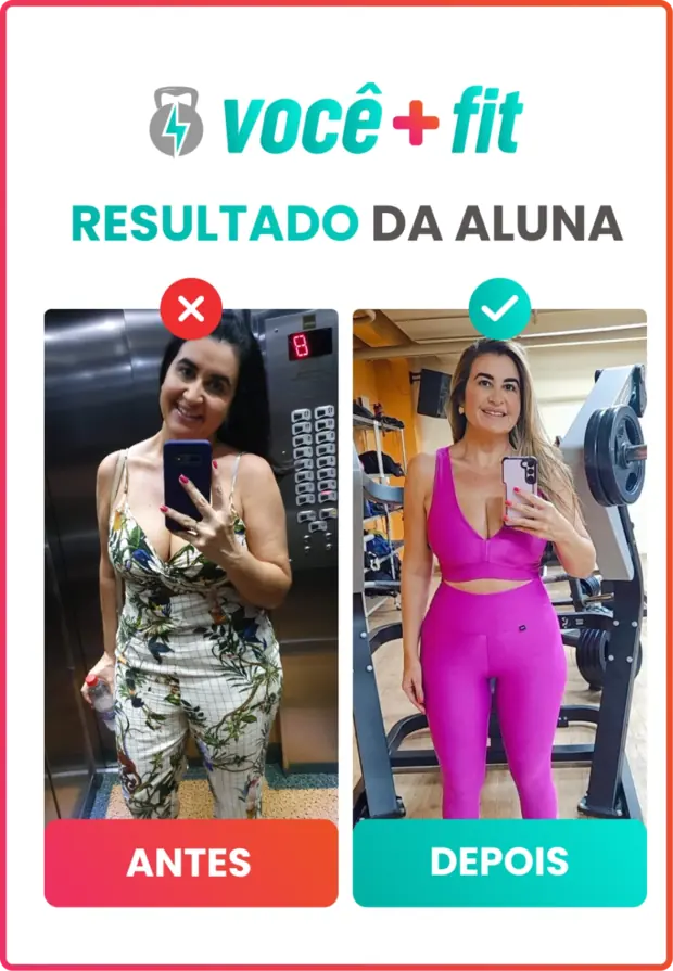 Antes e depois de um aluno