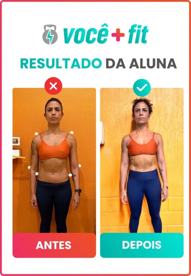Antes e depois de um aluno