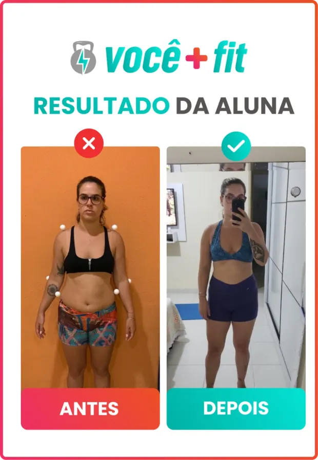 Antes e depois de um aluno