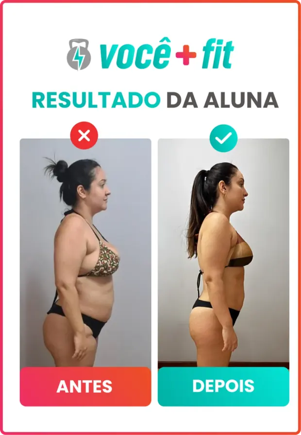 Antes e depois de um aluno